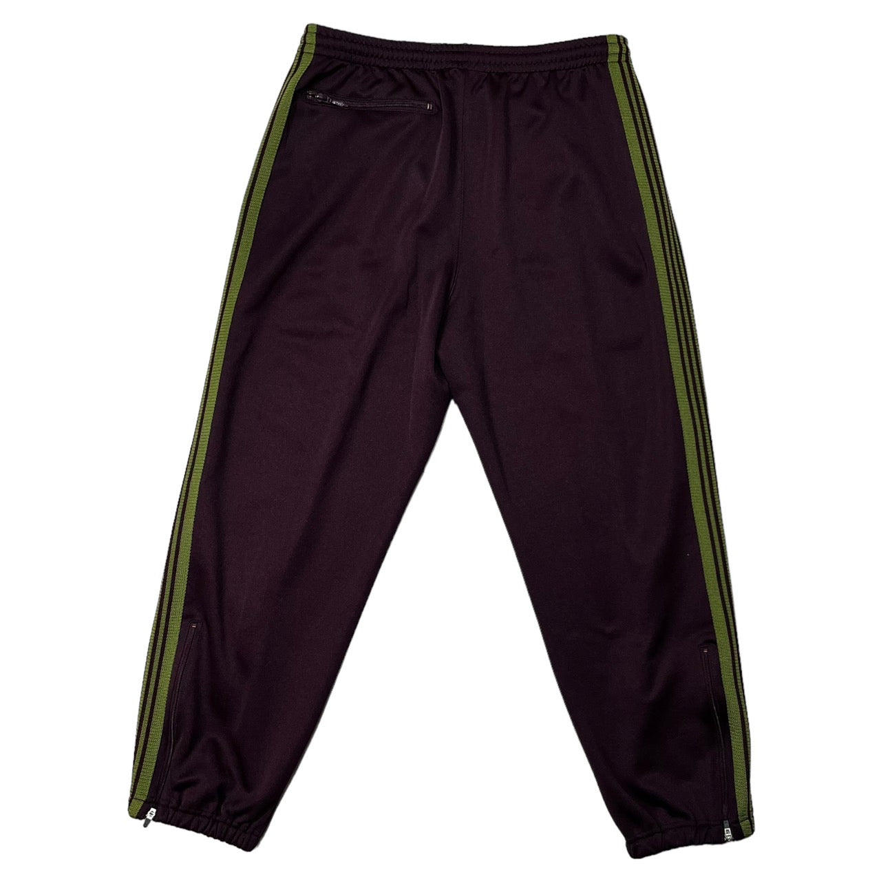 needles track pant ziped 21AW maroon