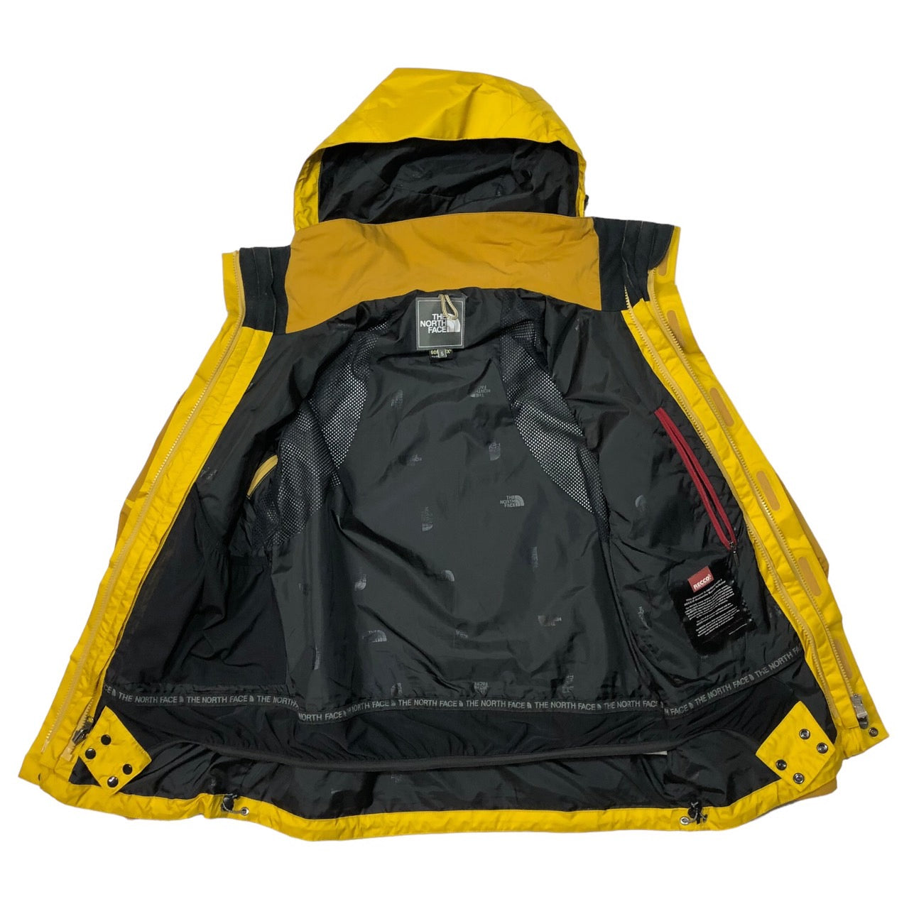 THE NORTH FACE(ザノースフェイス) GORE-TEX EG jacket/イージージャケット/マウンテンパーカー NS15808 S イエロー×ブラック
